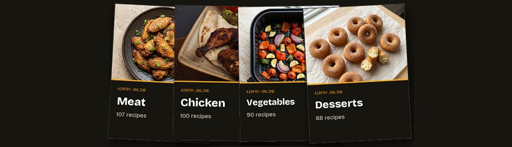 Livros de receitas incluídos
